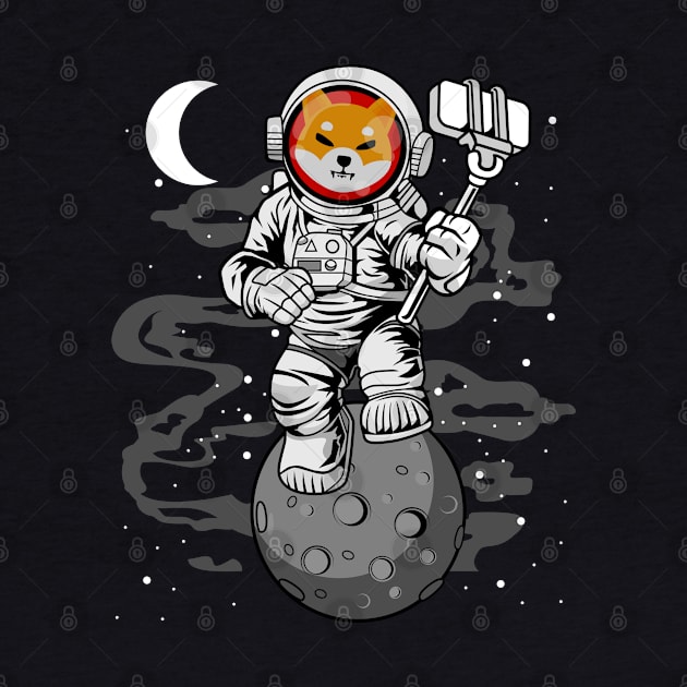 Astronaut Selfie Shiba Inu Coin To The Moon Crypto Token Shib Army Cryptocurrency Wallet HODL Birthday Gift For Men Women by Thingking About